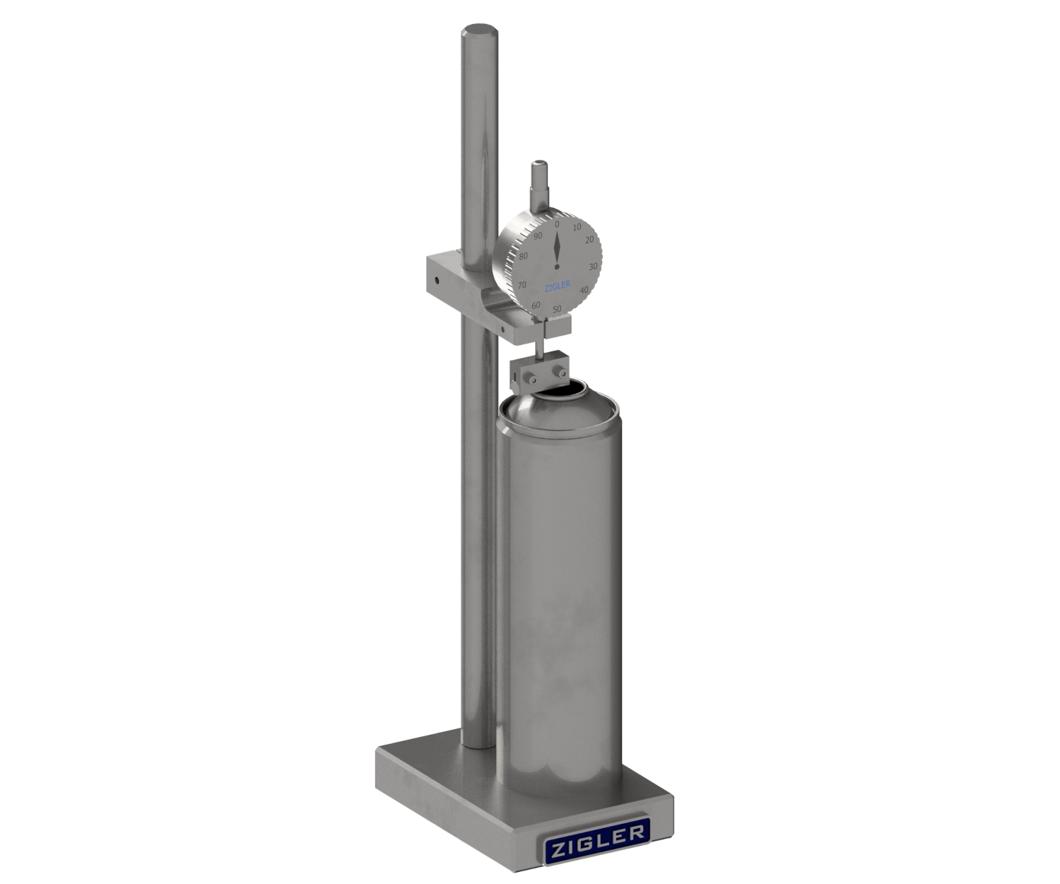 INSTRUMENT FOR MEASURING AEROSOL CAN PARALLELISM INSTRUMENT TYPE PPCP - Zigler